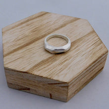 Load image into Gallery viewer, Wax Cast Geometric Sterling Silver Ring
