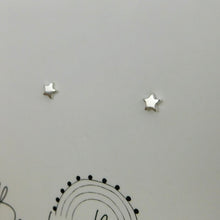 Load image into Gallery viewer, Micro Star Sterling Silver Studs
