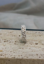 Load and play video in Gallery viewer, Surface Of The Moon Sterling Silver Ring
