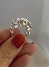Load and play video in Gallery viewer, Sculptural Sea Sponge Sterling Silver Ring
