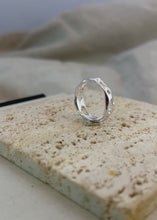 Load and play video in Gallery viewer, Lotus Root Sterling Silver Ring
