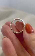 Load and play video in Gallery viewer, Surface Of The Moon Sterling Silver Ring
