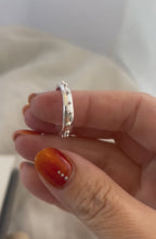 Load and play video in Gallery viewer, Chunky Dotty Sterling Silver Ring
