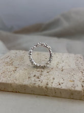 Load and play video in Gallery viewer, Chunky Sea Foam Sterling Silver Ring
