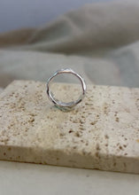Load and play video in Gallery viewer, Geometric Carved Sterling Silver Ring
