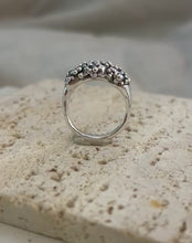 Load and play video in Gallery viewer, Statement Sea Foam Sterling Silver Ring
