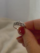 Load and play video in Gallery viewer, Statement Sea Foam Sterling Silver Ring
