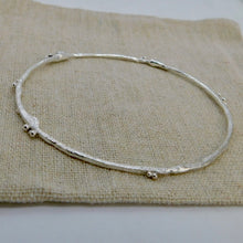 Load image into Gallery viewer, Made To Order Molten Sterling Silver Bangle
