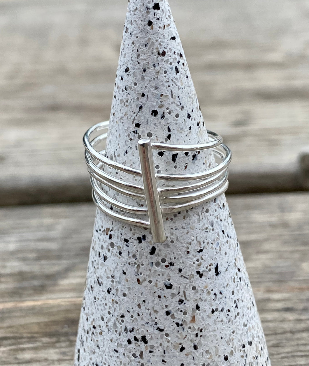 Made To Order Silver Five Wrap Ring