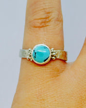 Load image into Gallery viewer, Made To Order Sea Glass Sea Foam Reticulated Sterling Silver Ring
