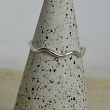 Load image into Gallery viewer, Made To Order Wavy Sterling Silver Stacking Ring
