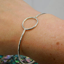 Load image into Gallery viewer, Made To Order Hoop Sterling Silver Bangle
