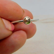 Load image into Gallery viewer, Made to Order Watermelon Tourmaline Sterling Silver Stacking Ring
