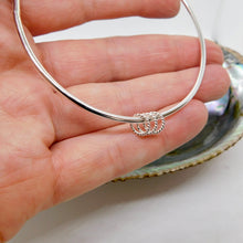 Load image into Gallery viewer, Made To Order Three Twisted Rings Sterling Silver Bangle
