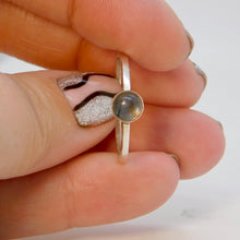 Load image into Gallery viewer, Made to Order Labradorite Sterling Silver Stacking Ring
