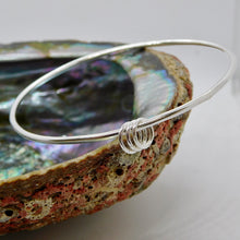 Load image into Gallery viewer, Made To Order Three Rings Sterling Silver Bangle
