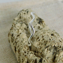 Load image into Gallery viewer, Made To Order Wavy Sterling Silver Stacking Ring
