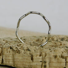 Load image into Gallery viewer, Made To Order Wavy Sterling Silver Stacking Ring
