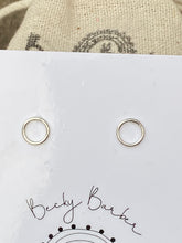 Load image into Gallery viewer, Medium Hoop Sterling Silver Stud
