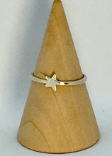 Load image into Gallery viewer, Micro Star Sterling Silver Stacking Ring
