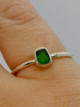 Load image into Gallery viewer, Made to Order Sea Glass Sterling Silver Stacking Ring
