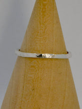 Load image into Gallery viewer, Hammered Sterling Silver Stacking Ring
