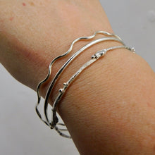 Load image into Gallery viewer, Made To Order Smooth Sterling Silver Bangle
