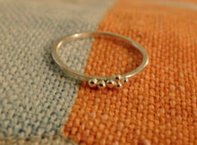 Load image into Gallery viewer, Made To Order Loads of Sea Foam Sterling Silver Stacking Ring
