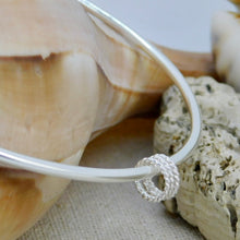 Load image into Gallery viewer, Made To Order Three Twisted Rings Sterling Silver Bangle
